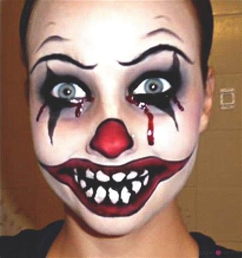 30 Halloween Makeup Ideas That You Can Do In Minutes Scary Clown