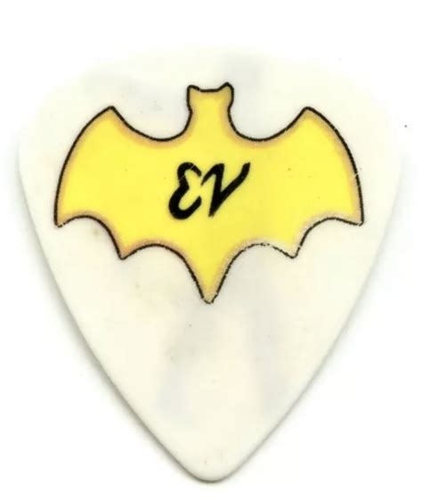 Pearl Jam Guitar Pick From Eddie Vedder With Batgirl Yvonne Craig Art From 2018 Batman Pickbay