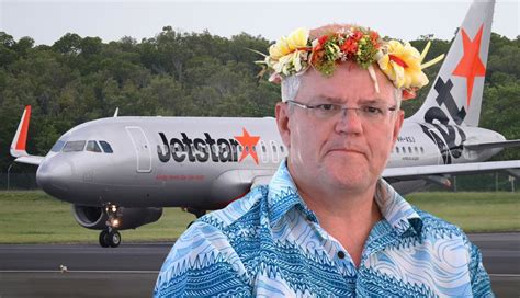 Scott Morrison Stuck In Hawaii After Jetstar Return Flight Cancelled