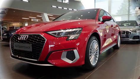 New Audi A3 2021 Sportback In Tango Red Youtube