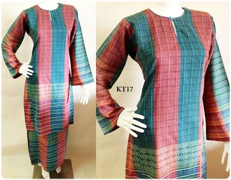 The new weft yarns were evaluated against tenun pahang made from 100 % silk. Kurung Pahang Kain Tenun | Rafhanah De'Couture