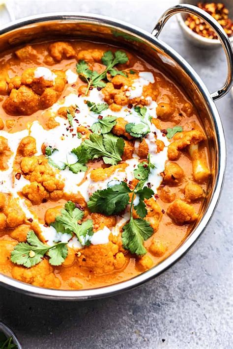 Creamy Cauliflower And Chickpea Curry Cupful Of Kale Curry Recipes
