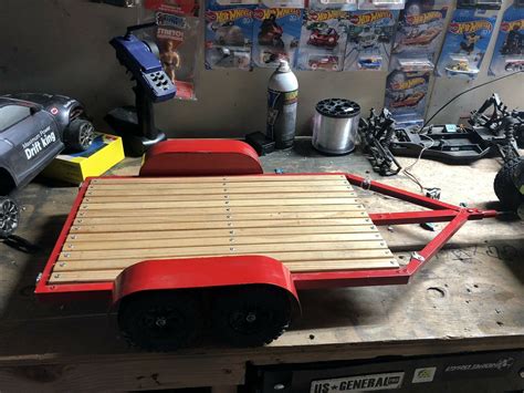 1/10 Scale Rc Trailer With Aluminum Tandem Axle Rare! | eBay | Axle, Rc
