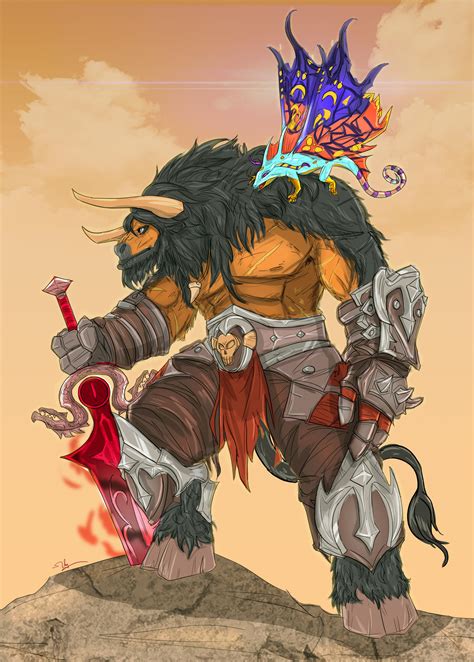 Skuhl The Tauren Warrior Commission By Me Thyslendy R Wow