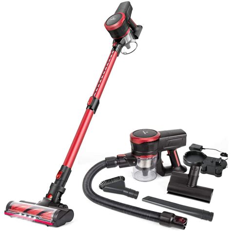 moosoo k17 cordless vacuum 2 in 1 stick vacuum cleaner more accessories
