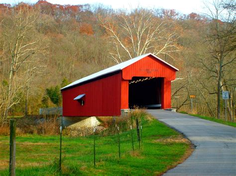 Busching Covered Bridge - Versailles, Ripley County, Indiana