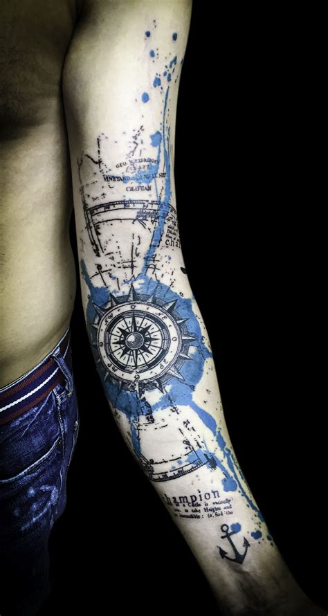 Nautical Tattoo Compass Rose Tattoo Tattoos