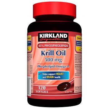 Kirkland signature fish oil is a very popular and one of the cheapest options. Kirkland Signature Krill Oil 500mg -- 120 Softgels