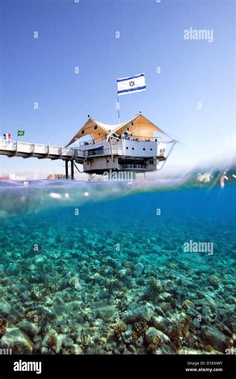 Underwater Restaurant In The Red Sea Eilat Israel Stock Photo Alamy