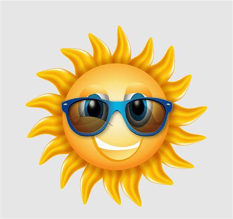 Island Sun Sun With Sunglasses Sun Face Happy Sun Sun Smile Sun