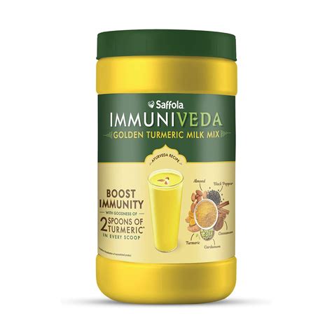 Saffola Immuniveda Golden Turmeric Milk Mix 400 G Ayurvedic Immunity