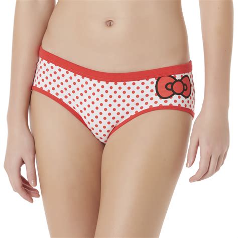 Sanrio Womens Hello Kitty Hipster Panties Dots