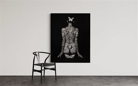 Reka Nyari Idea Naked Woman Sitting Backward Etsy