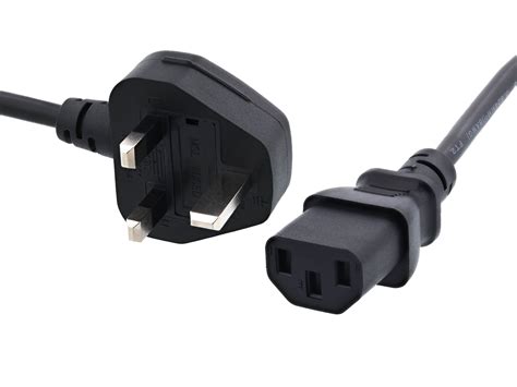 6 Ft Power Cord C13 British Computer Cable Store