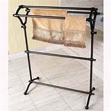 Images of Standing Towel Rack Oil Rubbed Bronze