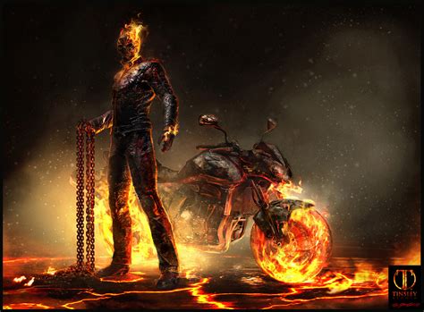 Jerad S Marantz Ghost Rider Spirit Of Vengeance Concept Art