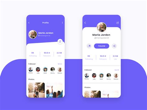 Profile Screen App Ui Uplabs
