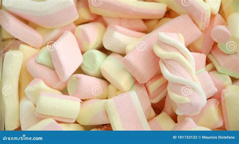 Colourful Sugary Candy Various Sweet Candies Background Royalty Free