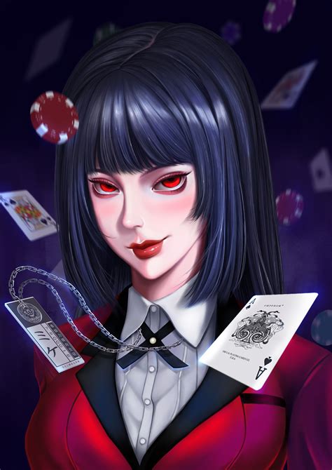 Artstation Yumeko Jabami Kakegurui Fanart