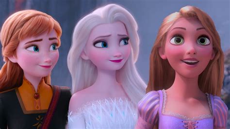 Frozen 2 Anna And Elsa Meets Rapunzel Youtube