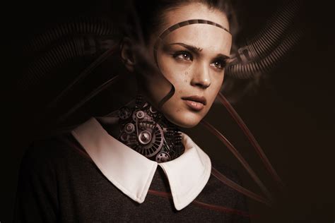 3840x2160 Robot Woman Artificial Intelligence Technology