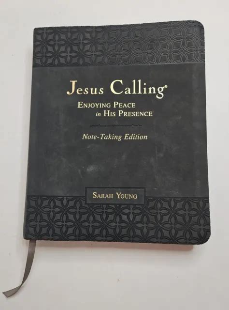 New Jesus Calling Enjoying Peace In His Presence Note Taking Edition