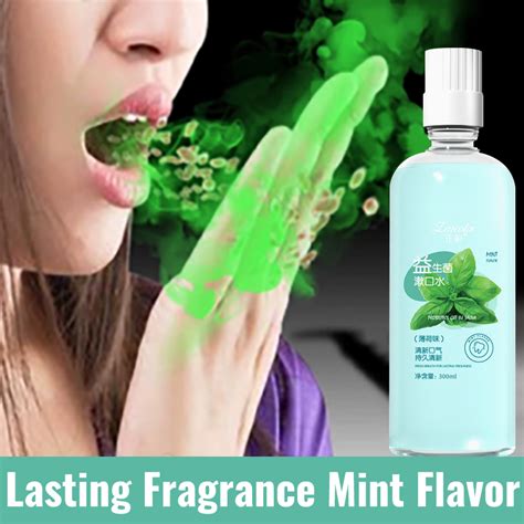fresh breath oral care mouthwash mint probiotic mouthwash remove bad breath long lasting 300ml
