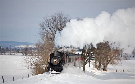 Winter Train Wallpaper ~ 25 Train Wallpapers Backgrounds Images
