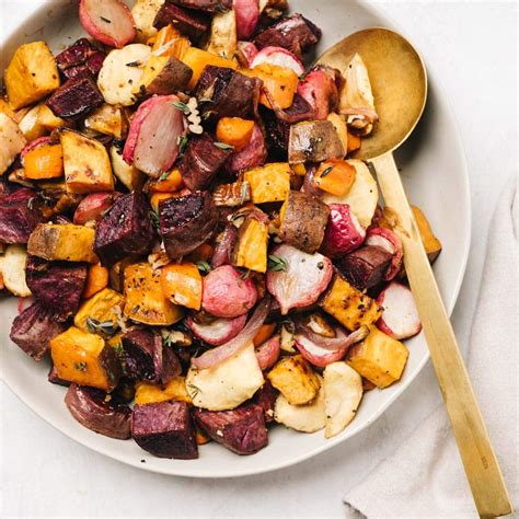 Maple Roasted Root Vegetables With Video Our Salty Kitchen