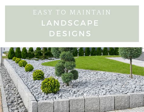 Easy To Maintain Landscape Designs Mellco Landscaping