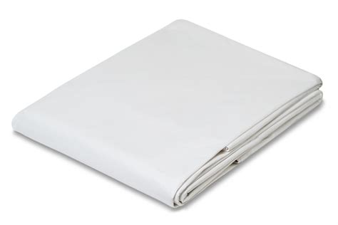 White Heavy Duty Poly Tarps Durable Water Resistant