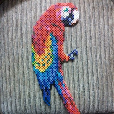 Parrot Perler Beads By Craftswithtalia Perler Beads Diy Perler