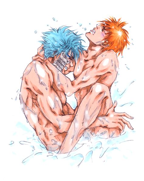 Rule 34 Artist Request Bleach Grimmjow Jaegerjaquez Ichigo Kurosaki