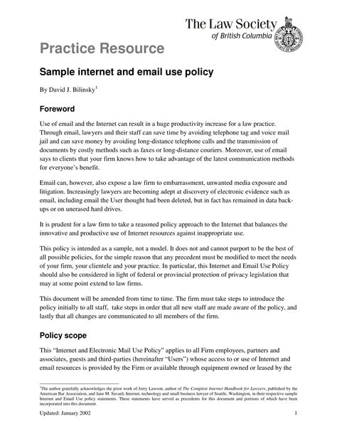 Email Policy 11 Examples Format Pdf Examples