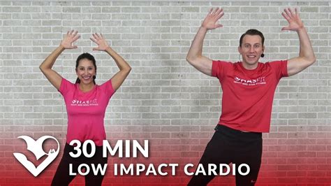 30 minute low impact cardio workout for beginners 30 min standing cardio with no jumping