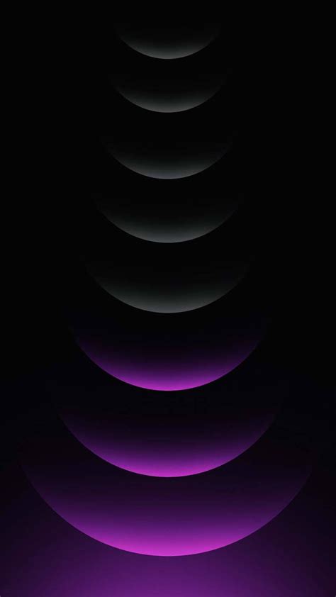An Iphone Wallpaper With Purple Lines In The Dark