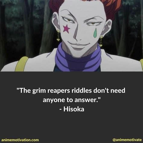 Hisoka Quotes Sad Anime Quotes Anime Quotes Inspirational Manga