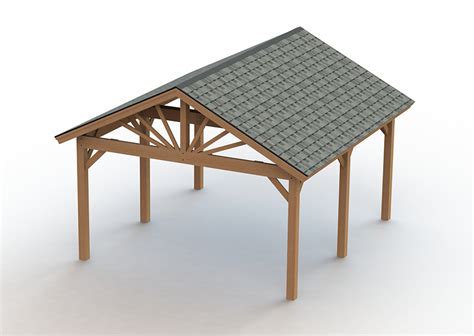 Gable Roof Gazebo Building Plans 18x20 Perfect For Spas Etsy
