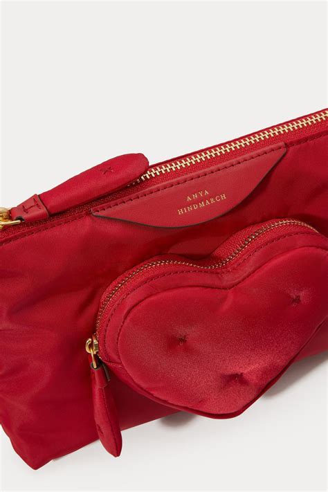 Anya Hindmarch Small Clutch In Red Lyst