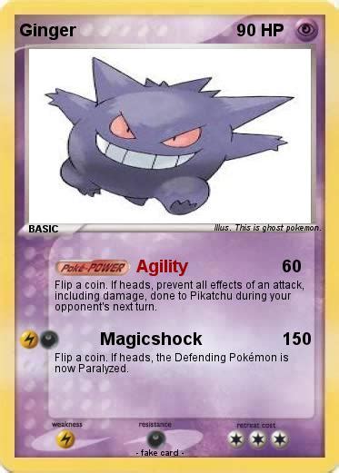 Pokémon Ginger 391 391 Agility My Pokemon Card