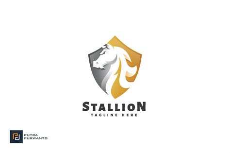 Stallion Logo Template Branding And Logo Templates ~ Creative Market