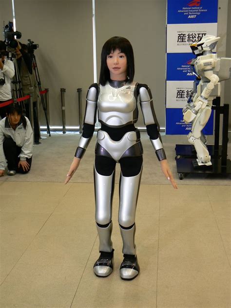 Hrp 4c From Aist Japan Robot Design Humanoid Robot Android Robot