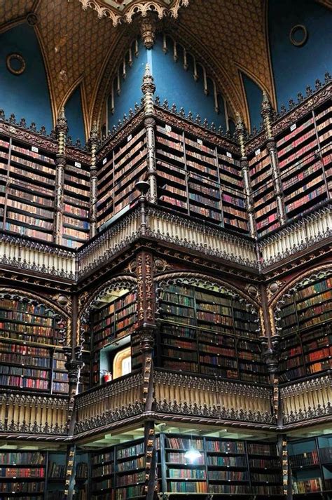 A Public Library Located In Rio De Janeiro Brazil Beautiful Library