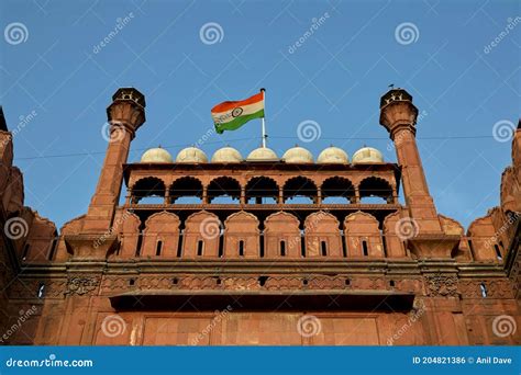 Indian Tricolor Flag Flying On Haj House In Mumbai On Republic Day Of