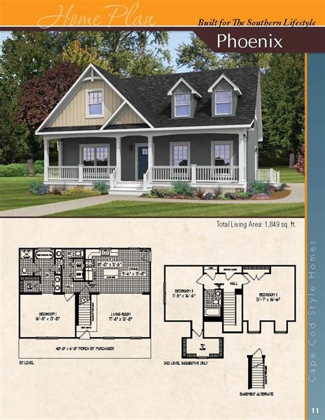 The Phoenix A Cape Cod Styled Home Modular Home Floor Plans House