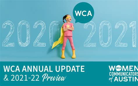 Wca Annual Update And 2021 22 Preview Women Communicators Of Austin
