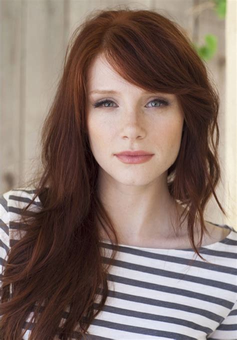 Bryce Dallas Howard Hair Color Auburn Pale Skin Hair Color Hair Color For Fair Skin