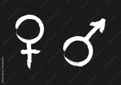 Male And Female Symbols Sign Of Sexual Identity Stock Vector Adobe Stock