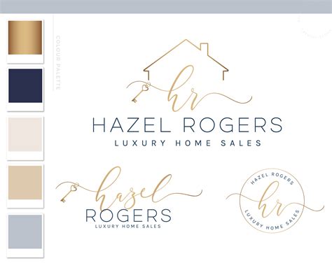 Stationery Real Estate Branding Broker Logo Agent Logo Real Estate Logo