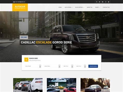 Best Car Auto Website Templates FreshDesignweb